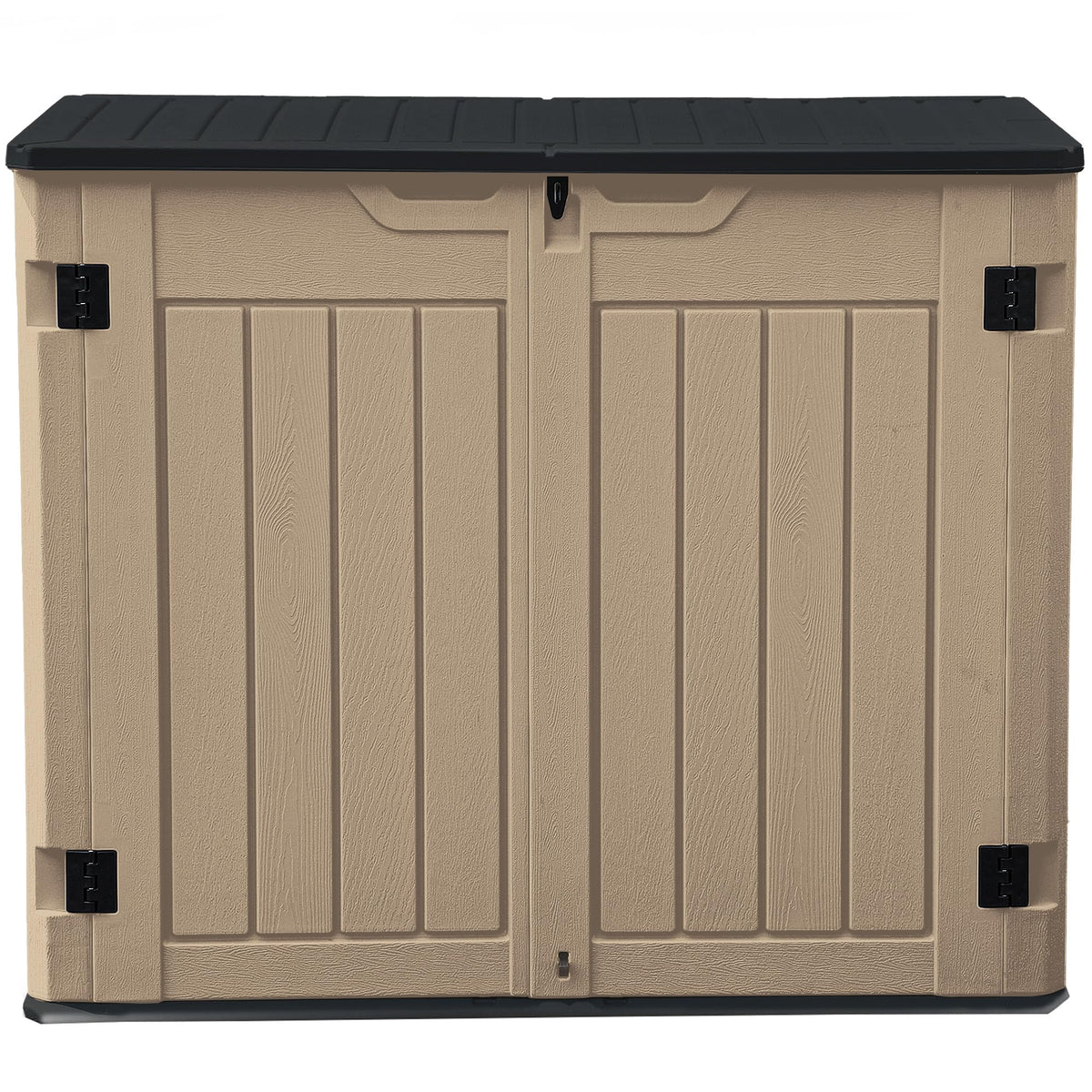 35 Cuft Outdoor Horizontal Storage (Brown / Medium-35 Cu Ft)