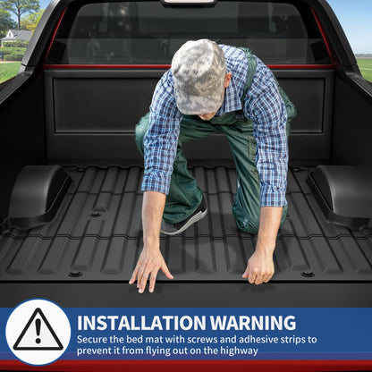 Truck Bed Mat Fit for 2024 (2024-2026 Tacoma Bed Mat 5 ft)