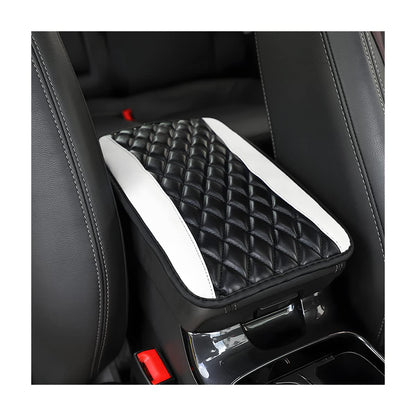 Car Center Console Pad (No Side Storage Pocket / White)