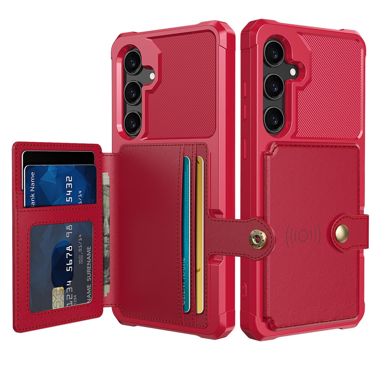 for Samsung Galaxy S25 (Red / Samsung Galaxy S25/S24)