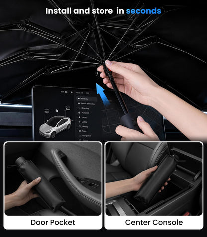 2026 Upgraded Windshield Sun Shade Umbrella (For Toyota Tacoma)