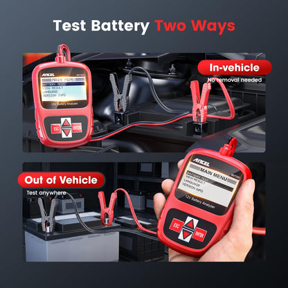 BST200 Car Battery Tester 12V Battery Load Tester (RED)