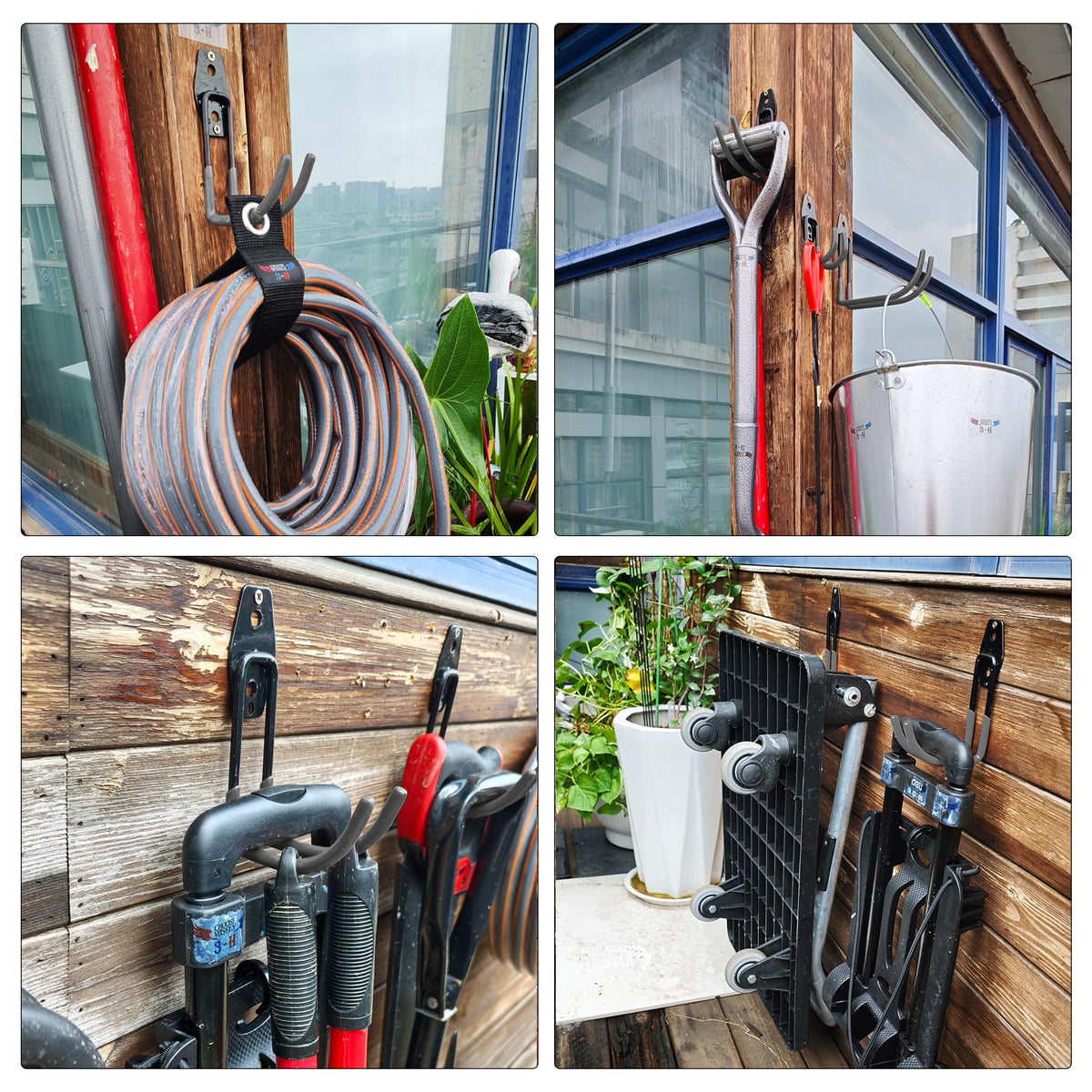 Heavy Duty Garage Hooks (20 / Gray)