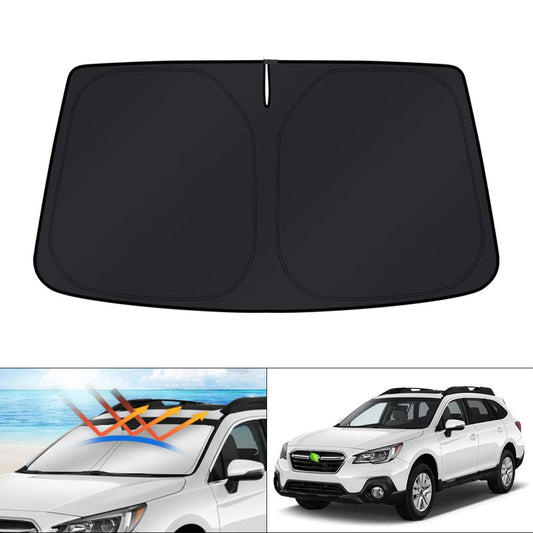 Windshield Sun Shade for 2015 2016 2017 2018 2019 Subaru Outback Wagon Accessories Sunshade Window Sun Visor Foldable Block Sun UV Rays Keep Car Cooler (FOR | Subaru Outback 2015-2019)