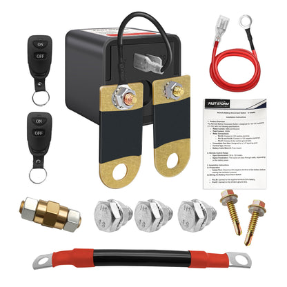 3 8" Side Post Remote Battery Disconnect Switch 12V (200A 3/8"Side Post Remote Disconnect Switch)