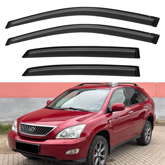 Window Visors Rain Guards for 2004 (2004-2009 Lexus RX330 RX350 RX400h)