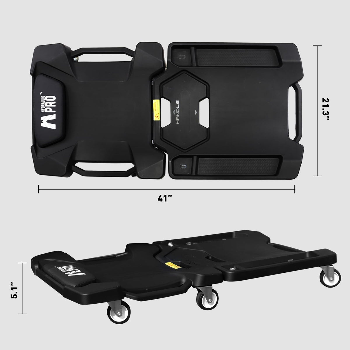 41" Foldable Mechanic Creeper (Foldable Black)
