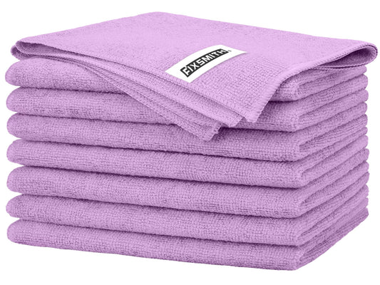 Purple Microfiber Cleaning Cloth (Purple / 8pk)