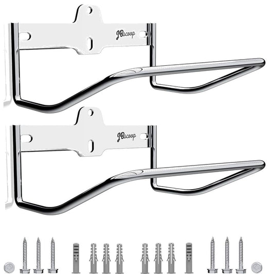 2 Ladder Hooks Wall Mount for Ladder Storage Strollers and Folding Chair
