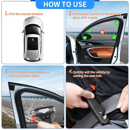 Car Escape Tool (Black-1pc.)