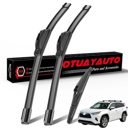 Windshield Wiper Blades for Toyota Highlander 2008 (26"+20"+12")