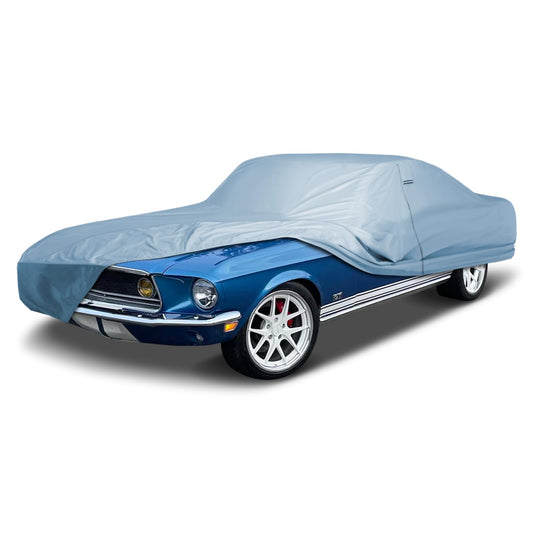Car Cover Waterproof All Weather for 1964 (25. Mustang Fastback, GT 1964-1968 / Sky Gray)