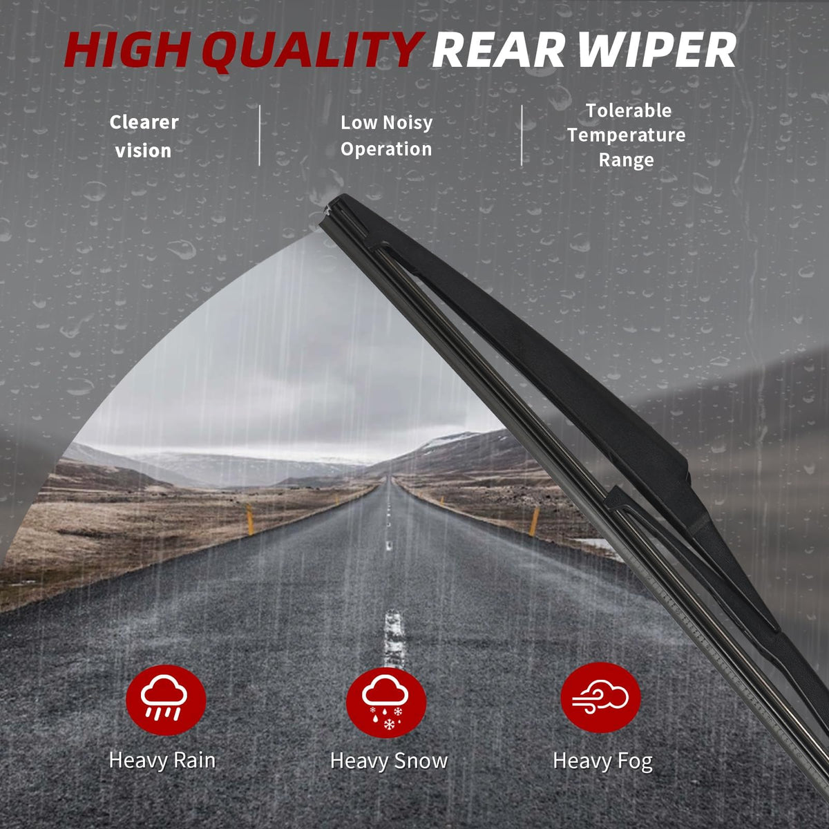 Windshield Wiper Blades for Toyota Highlander 2008 (26"+20"+12")