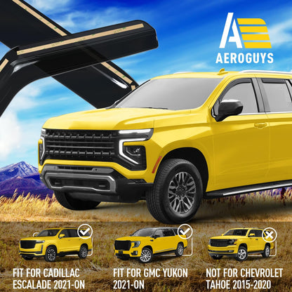 Extra Durable Window Deflectors In (For Chevy Tahoe 21-27)