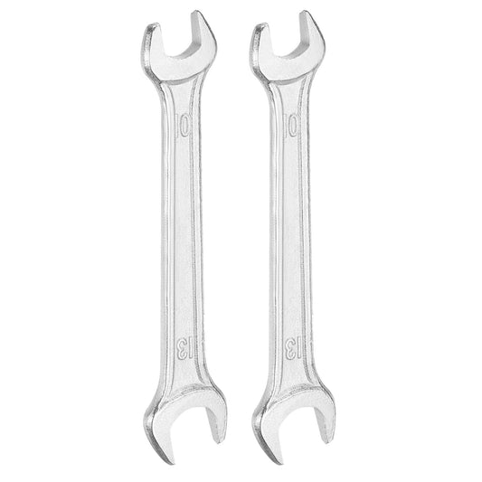 2pcs 10x13mm Double Open End Wrench 15° Offset Angle Wrenches (10mm x 13mm)