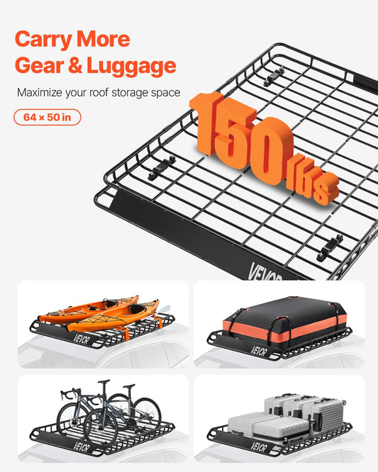 Roof Rack Basket (64x50in)