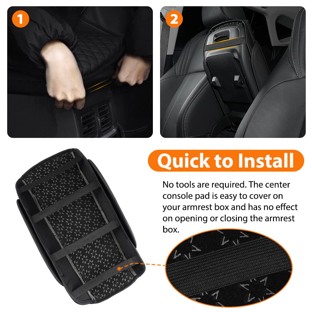 Center Console Cover for Toyota Venza 2021 2022 2023 2024 Accessories Armrest Cover Anti (6)Toyota Venza 2021-2024)