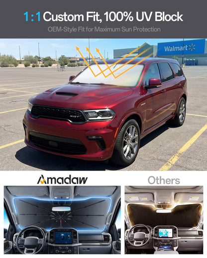 Windshield Sun Shade for Dodge Durango 2000 (For Durango 2000–2026)