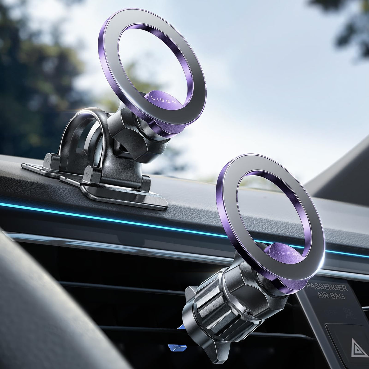 for MagSafe Car Phone Mount (Purple)