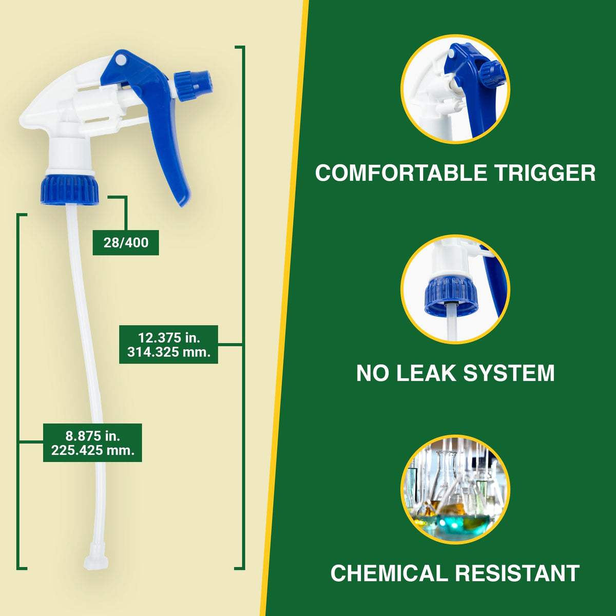 Spray Bottle Nozzle Replacement Tops (32 Ounces (Pack of 13) / Blue)