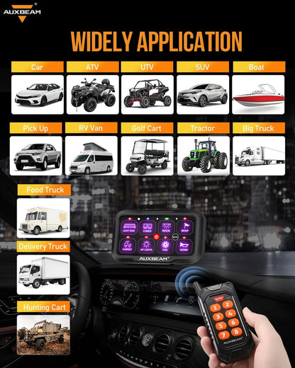 8 Gang Switch Panel RC (8 Gang Remote Panel)