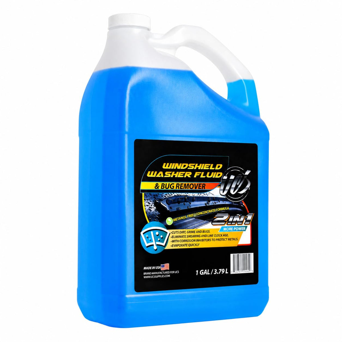 Windshield Washer Fluid 1 Gallon (Blue / 128 Fl Oz (Pack of 1))
