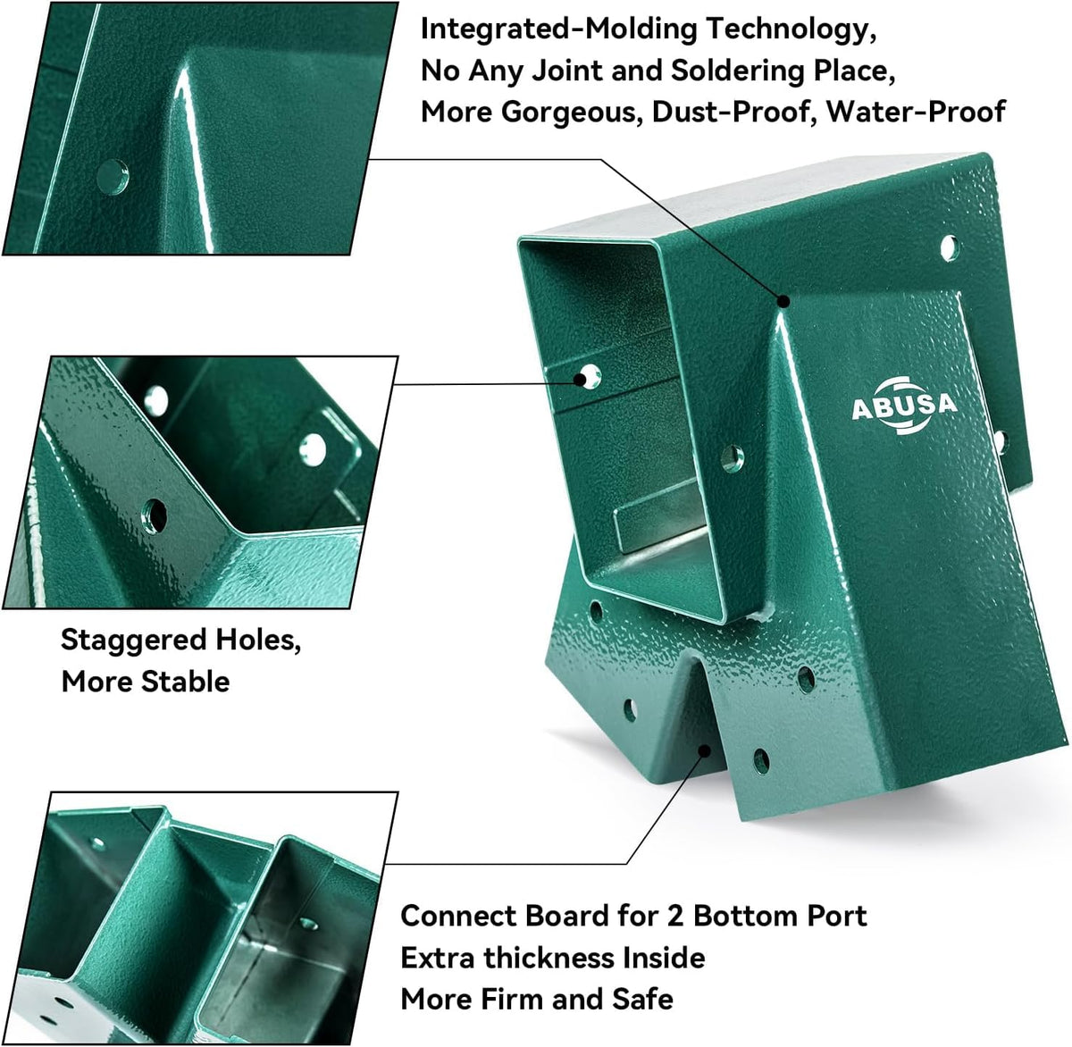 Heavy Duty Swing Sets Brackets Including 2 Green A (Green)