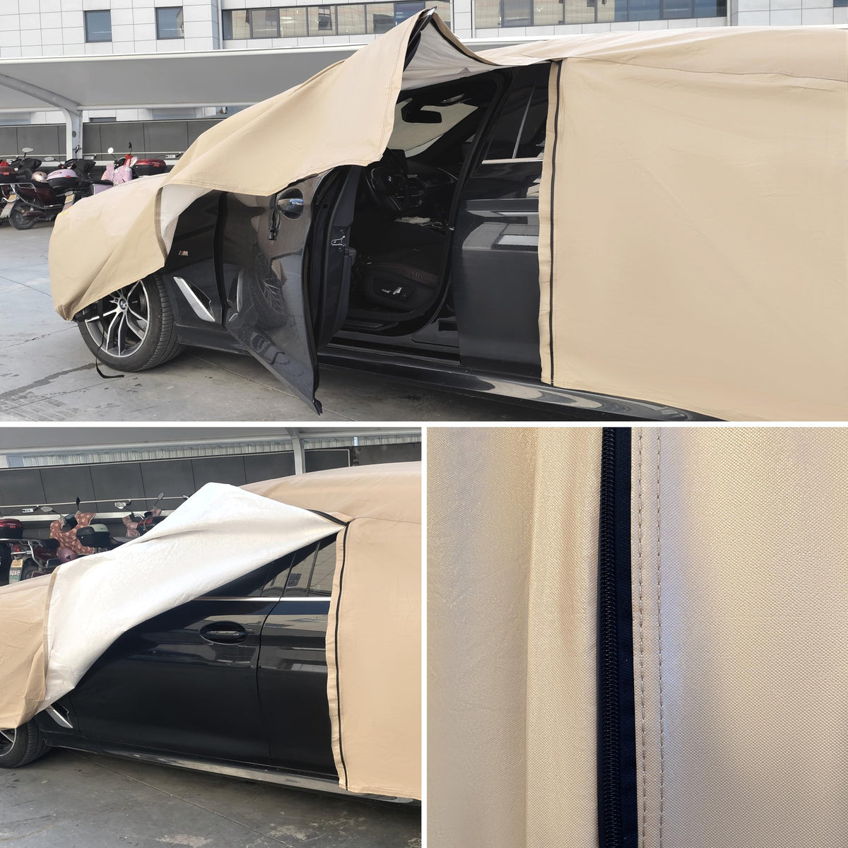 Heavy Duty Outdoor Car Cover Custom Fit for 2012 (Custom Fit Mazda CX-5 / brown)
