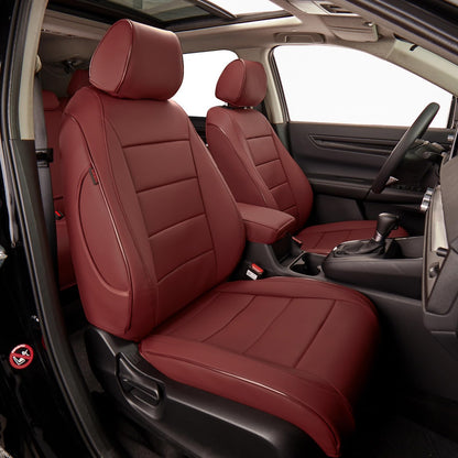 Custom Seat Covers for KIA Sportage LX 2023 (Burgundy / 2023-2027 Sportage LX (No Hybrid ))