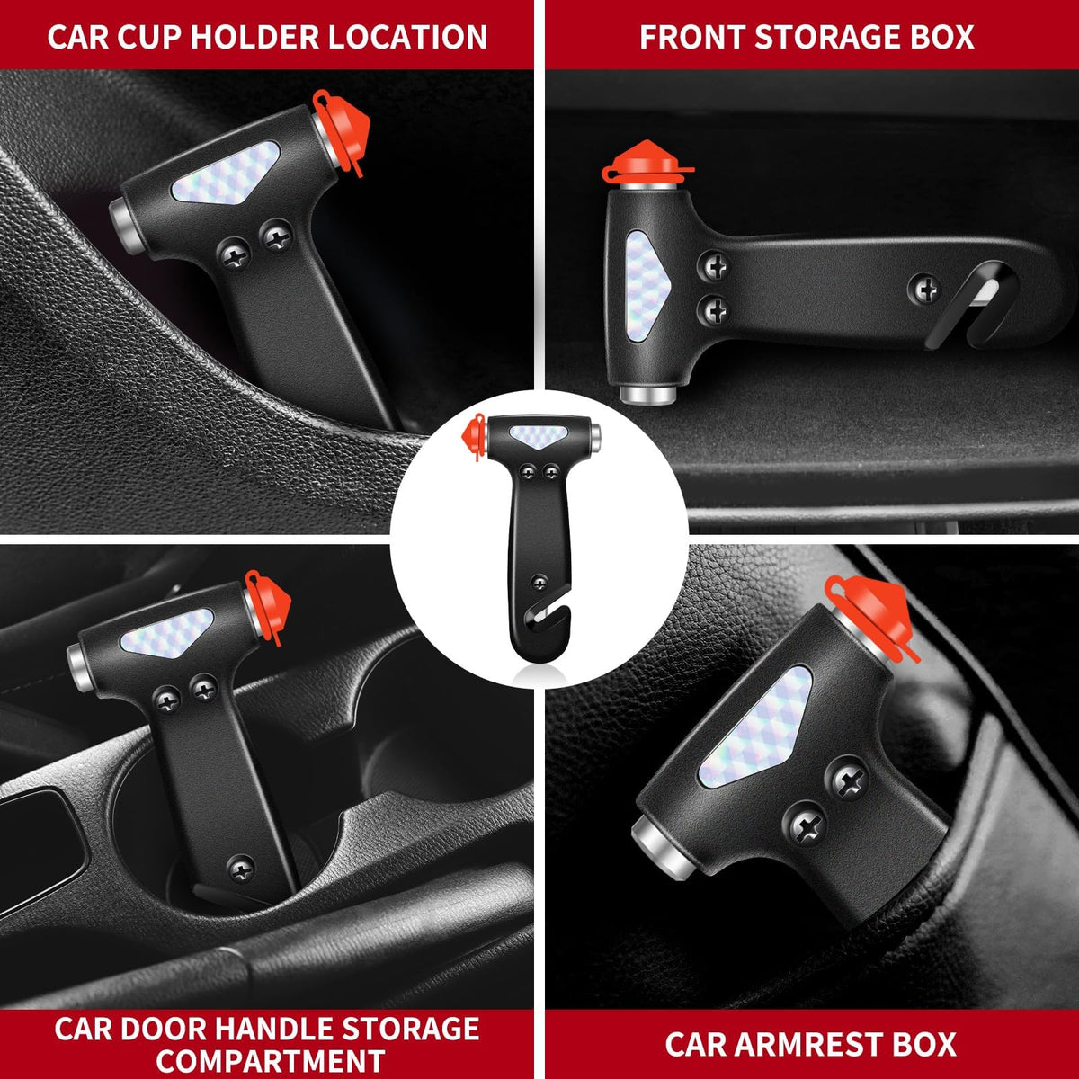 Car Escape Tool (Black-1pc.)