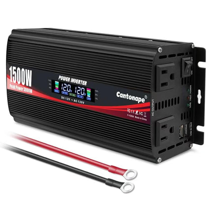 1500W Power Inverter 12V to 110V