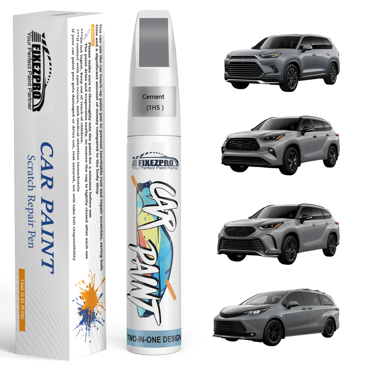 1H5 Cement Car Touch Up Paint for Toyota