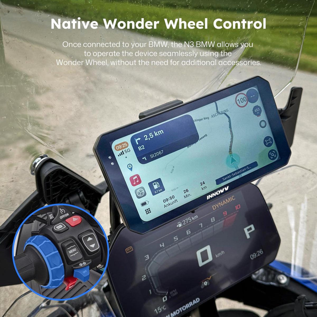 N3 Motorcycle Display for BMW