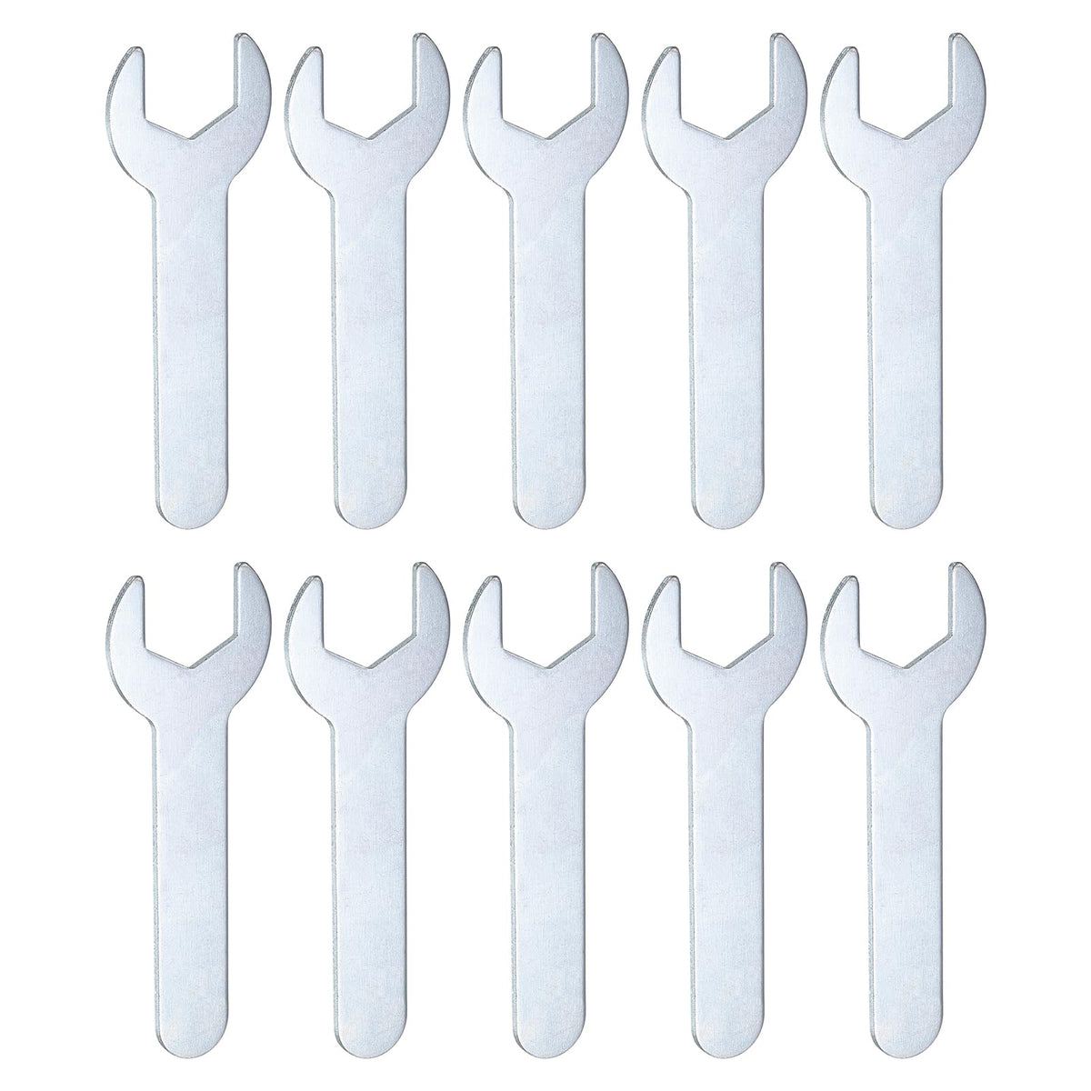 10pcs 14x70x1.5mm Small Single Open End Wrench Metric Wrenches (14x70x1.5mm)
