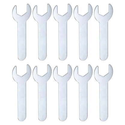 10pcs 14x70x1.5mm Small Single Open End Wrench Metric Wrenches (14x70x1.5mm)