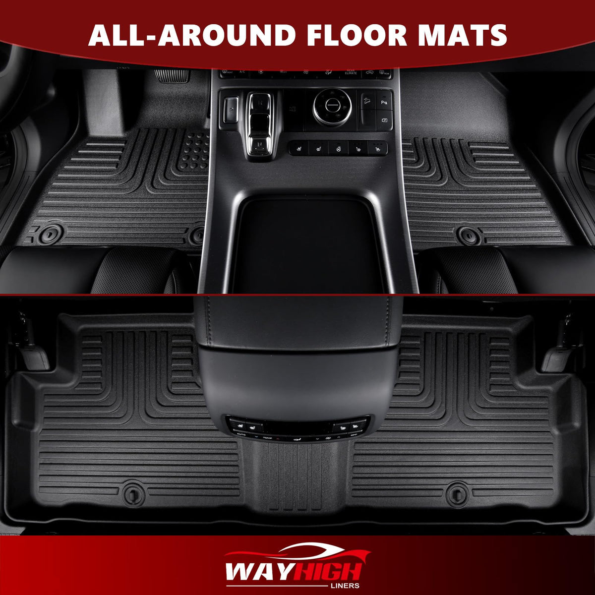 Floor Mats & Cargo Liner for 2025 2026 2027 Kia K4 (BLACK)