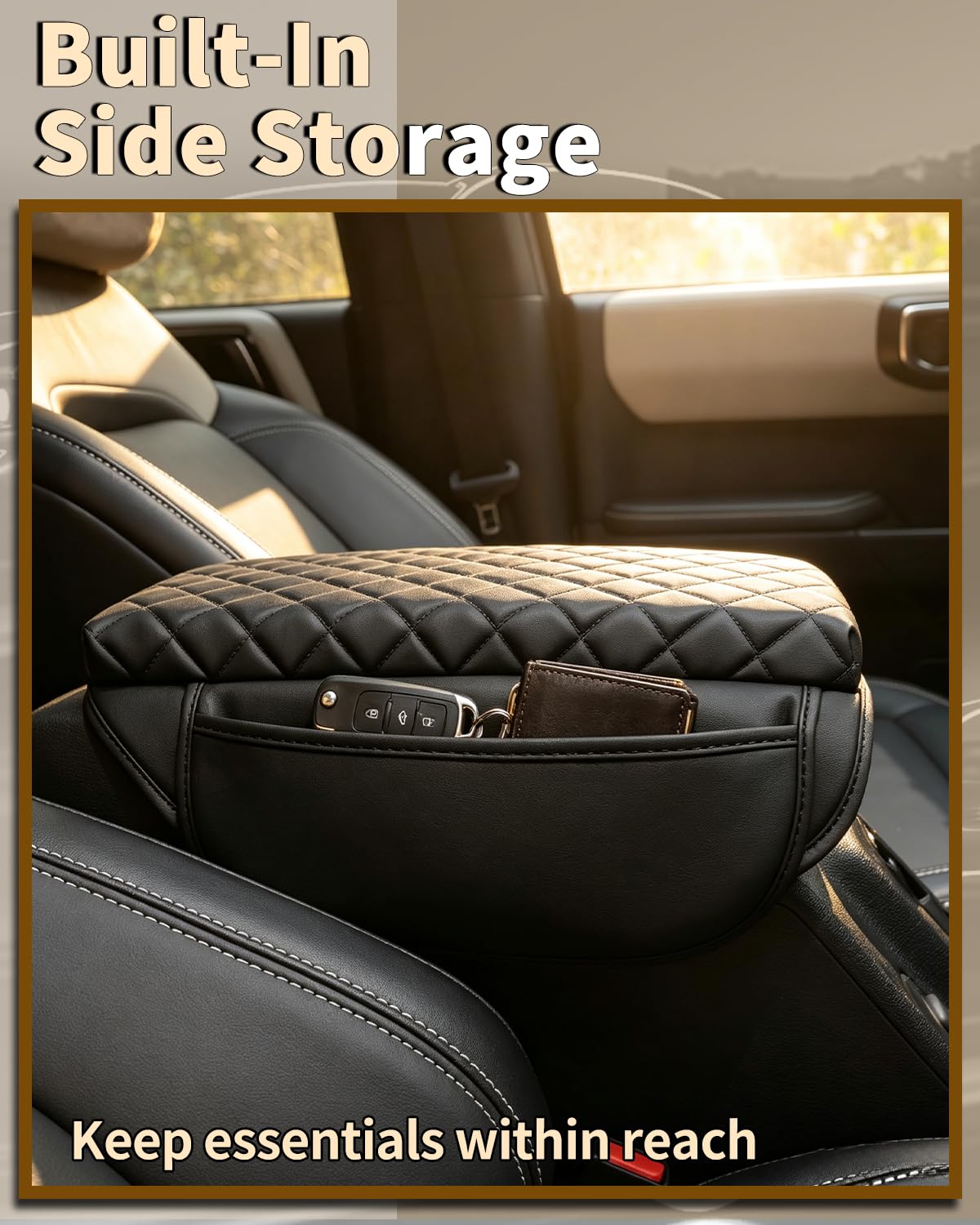 Center Console Armrest Cover for Ford Bronco 2021