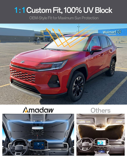 Windshield Sun Shade for Toyota RAV4 2000 (For Toyota RAV4 2000–2026)