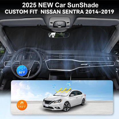Sunshade for Nissan Sentra 2013 2014 (Fit Sentra 14-19)