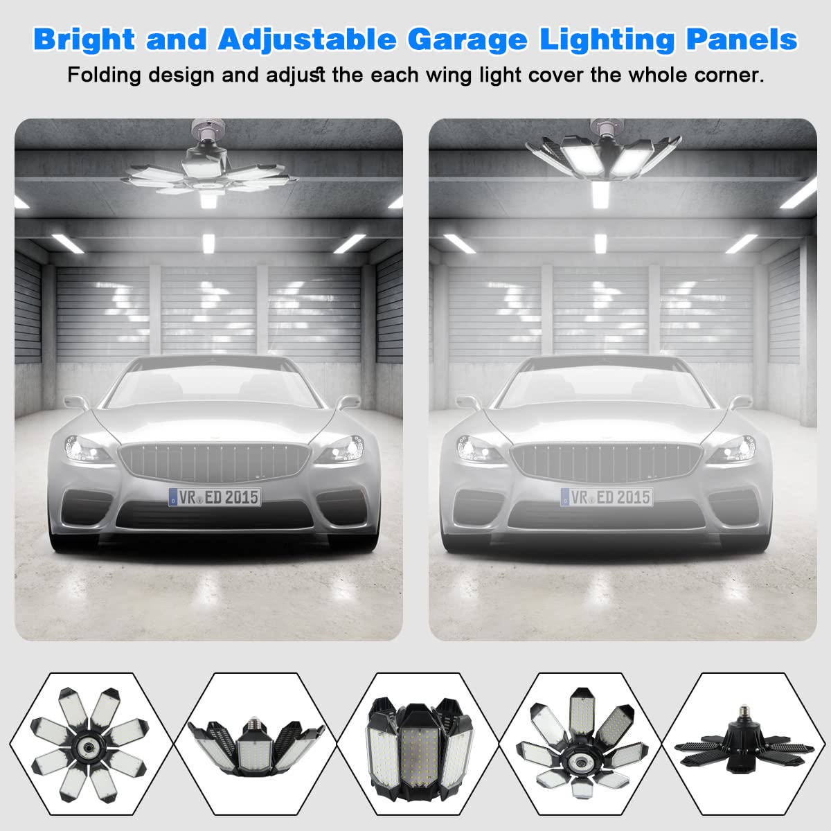 Garage Lights (8 Panels - 200W)