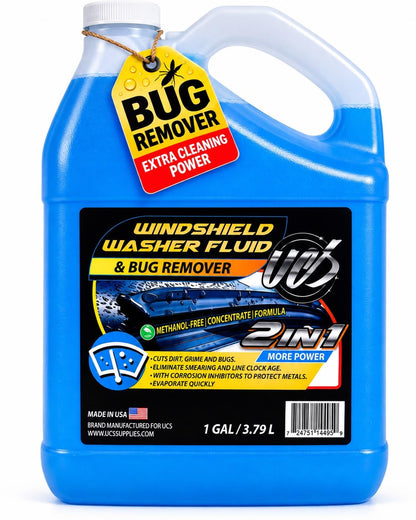 Windshield Washer Fluid 1 Gallon (Blue / 128 Fl Oz (Pack of 1))
